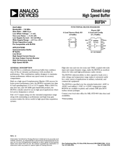 BUF04* Closed-Loop High Speed Buffer