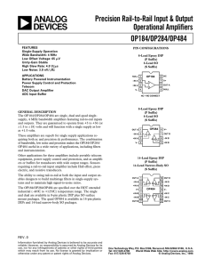 OP184/OP284/OP484 - Micrel Home Page