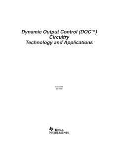 Dynamic Output Control DOC Circuitry