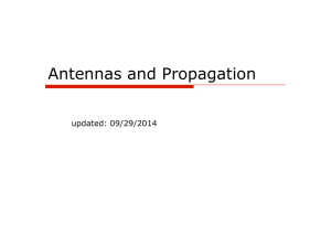 Antennas and Propagation - Sonoma State University