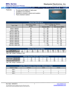 MHL - SEI Stackpole Electronics Inc.