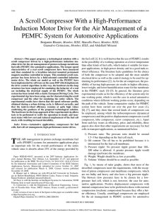 A Scroll Compressor With a High-Performance Induction Motor Drive