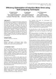 Efficiency Optimization of Induction Motor Drive using