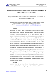 A Robust Sensorless Direct Torque Control of Induction Motor