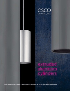 extruded aluminum cylinders
