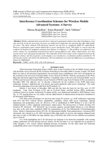 Interference Coordination Schemes for Wireless Mobile