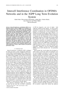 Intercell Interference Coordination in OFDMA Networks and in the