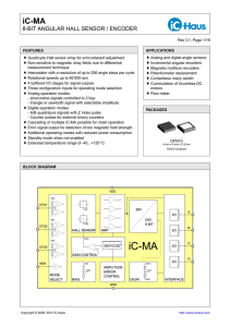 iC-MA Datasheet - iC-Haus