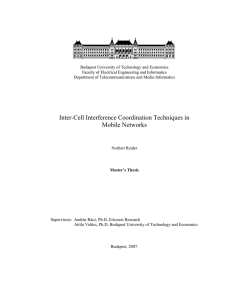 Inter-Cell Interference Coordination Techniques in Mobile Networks