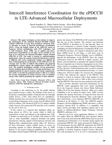 Intercell Interference Coordination for the ePDCCH in