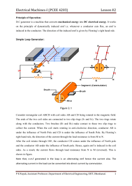 Magnetization Characteristics of a DC Shunt Generator