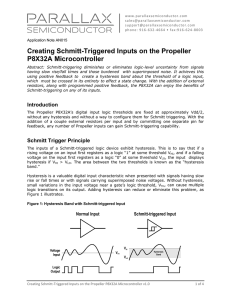 AN015: Creating Schmitt-Triggered Inputs on the