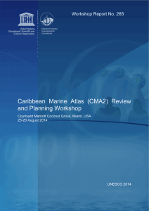 Workshop report No.265 - Caribbean Marine Atlas