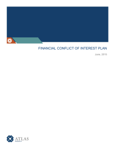 Financial Conflict of Interest Plan