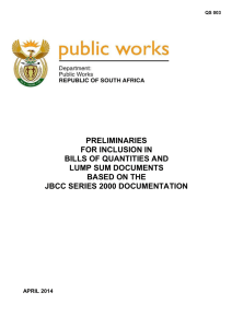 PART B - Department of Public Works