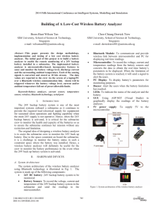 Building of a Low-Cost Wireless Battery Analyzer