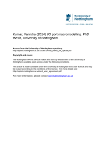 Kumar, Varindra (2014) I/O port macromodelling. PhD thesis