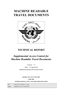 ICAO-TR Supplemental Access Control for Machine Readable