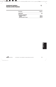 1L Incandescent Luminaires Hazardous and Non