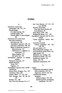 Aluminum coated steel Advantages, 166, 174, 175 Disadvantages