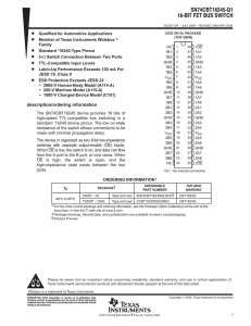 16-Bit FET Bus Switch (Rev. A