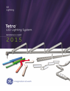 GE LED Lighting Systems Tetra Product Reference Guide