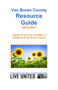 Resources Guide of Van Buren County