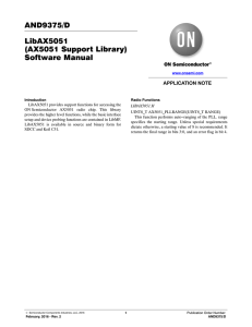 AND9375 - LibAX5051 (AX5051 Support