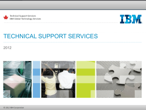 technical support services