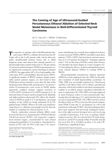 The Coming of Age of Ultrasound-Guided Percutaneous Ethanol