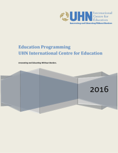 Education Catalogue - University Health Network
