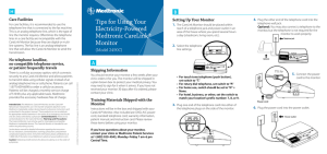 Tips for Using Your Electricity-Powered Medtronic CareLink® Monitor