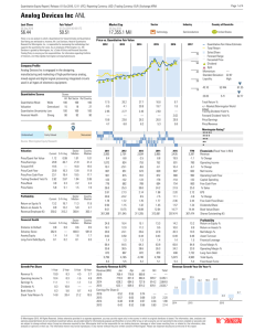 Analog Devices Inc ANL