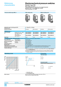 Electromechanical pressure switches 0