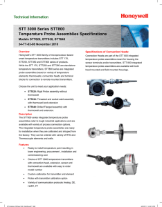 STT800 Transmitter Probe Assemblies