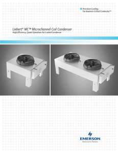 Liebert® MC™ Microchannel Coil Condenser