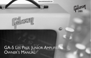 ga-5 les paul junior amplifier owner s