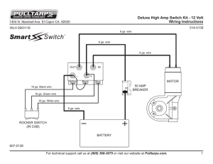 Deluxe High Amp Switch Kit - 12 volt (514-0139)