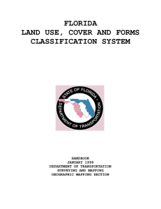 florida land use, cover and forms classification system