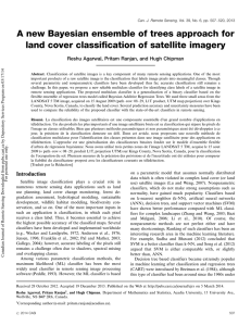 A new Bayesian ensemble of trees approach for land cover