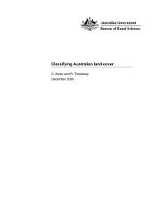 Towards Land Cover Classification in Australia