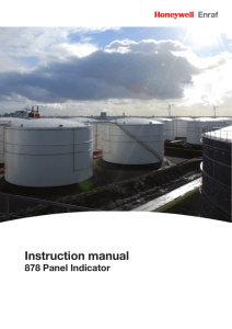 Instruction manual - Honeywell Process Solutions