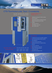 CTS-Temperature Test Chambers