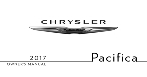 2017 Chrysler Pacifica Owner`s Manual