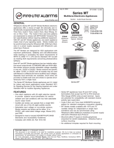 Wheelock MT Multitone Electronic Appliances - Fire