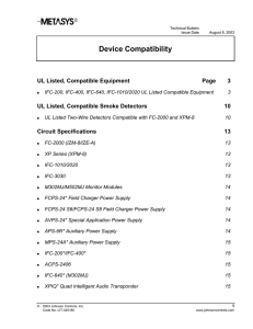 Device Compatibility Technical Bulletin