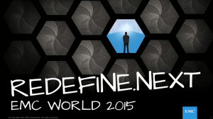 Tech Refresh - EMC World 2016 Registration