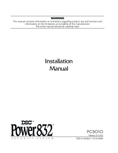 Installation Manual