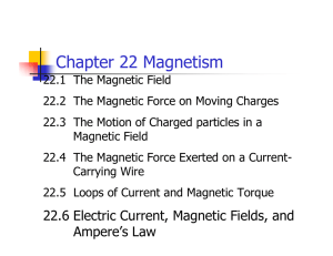 Chapter 22 Magnetism