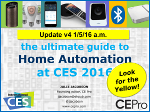 Home Automation at CES 2016